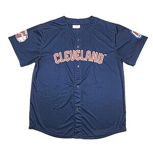 Cleveland Guardians Naylor #23 Match-Up Baseball MLB Jersey Shirt Blue Men Sz XL